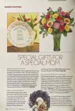 Better Homes & Gardens May 2005 Magazine Article: SPECIAL GIFTS FOR A SPECIAL MOM