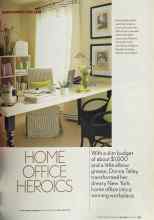 Better Homes & Gardens May 2005 Magazine Article: HOME OFFICE HEROICS