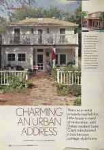 Better Homes & Gardens May 2005 Magazine Article: CHARMING AN URBAN ADDRESS