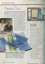 Better Homes & Gardens May 2005 Magazine Article: Design Duo