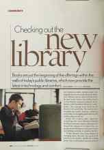 Better Homes & Gardens May 2005 Magazine Article: Checking out the new library