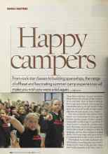 Better Homes & Gardens May 2005 Magazine Article: Happy campers