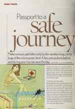 Better Homes & Gardens May 2005 Magazine Article: Passport to a safe journey