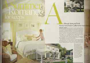 Better Homes & Gardens May 2005 Magazine Article: A Summer Romance for keeps