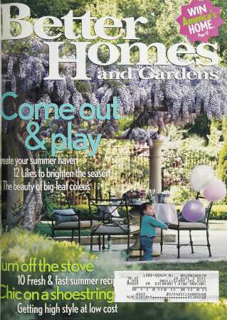Better Homes & Gardens June 2005 Magazine Cover