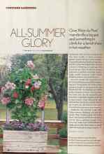 Better Homes & Gardens June 2005 Magazine Article: ALL-SUMMER GLORY