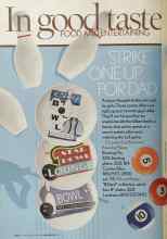 Better Homes & Gardens June 2005 Magazine Article: STRIKE ONE UP FOR DAD