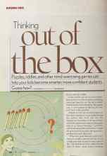 Better Homes & Gardens June 2005 Magazine Article: Thinking out of the box
