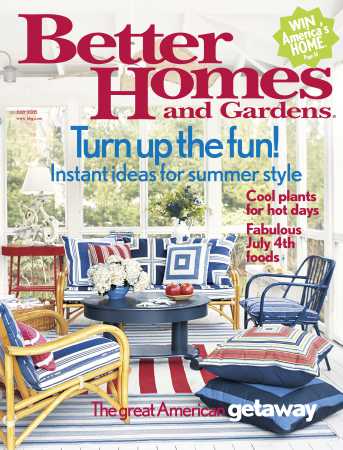 Better Homes & Gardens July 2005 Magazine Cover