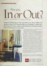 Better Homes & Gardens July 2005 Magazine Article: Are you In or Out?