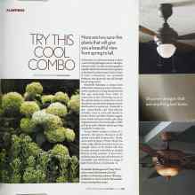 Better Homes & Gardens July 2005 Magazine Article: TRY THIS COOL COMBO