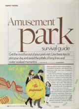 Better Homes & Gardens July 2005 Magazine Article: Amusement park survival guide
