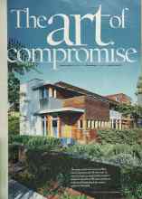 Better Homes & Gardens July 2005 Magazine Article: The art of compromise