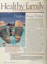 Better Homes & Gardens July 2005 Magazine Article: Floating Away Stress