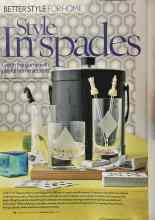 Better Homes & Gardens September 2005 Magazine Article: Style In spades