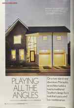 Better Homes & Gardens September 2005 Magazine Article: PLAYING ALL THE ANGLES