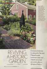 Better Homes & Gardens September 2005 Magazine Article: REVIVING A HISTORIC GARDEN