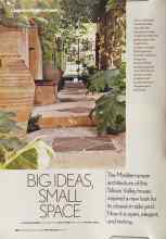 Better Homes & Gardens September 2005 Magazine Article: BIG IDEAS, SMALL SPACE