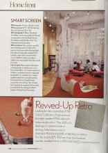 Better Homes & Gardens September 2005 Magazine Article: SMART SCREEN