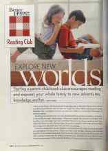 Better Homes & Gardens September 2005 Magazine Article: EXPLORE NEW worlds