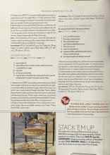 Better Homes & Gardens September 2005 Magazine Article: STACK 'EM UP