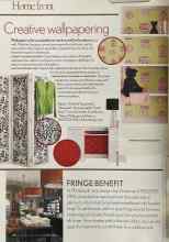 Better Homes & Gardens October 2005 Magazine Article: Creative wallpapering