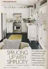 Better Homes & Gardens October 2005 Magazine Article: SPRUCING UP WITH SIMPLICITY