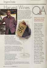 Better Homes & Gardens October 2005 Magazine Article: Harvest Wines