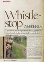 Better Homes & Gardens October 2005 Magazine Article: WhistlestopWEEKENDS