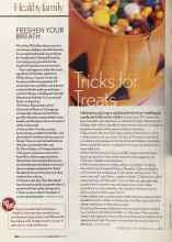 Better Homes & Gardens October 2005 Magazine Article: Tricks for Treats
