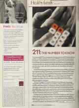 Better Homes & Gardens October 2005 Magazine Article: 211: THE NUMBER TO KNOW