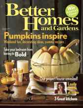Better Homes & Gardens October 2005 Magazine Cover