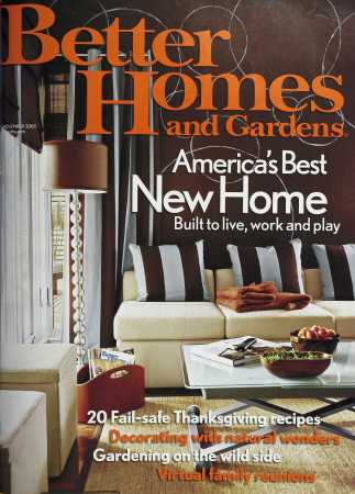 Better Homes & Gardens November 2005 Magazine Cover
