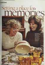 Better Homes & Gardens November 2005 Magazine Article: Setting a place for memories