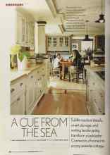 Better Homes & Gardens November 2005 Magazine Article: A CUE FROM THE SEA