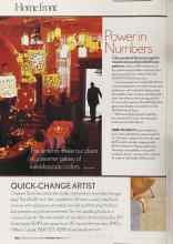 Better Homes & Gardens November 2005 Magazine Article: Power in Numbers