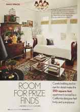 Better Homes & Gardens November 2005 Magazine Article: ROOM FOR PRIZE FINDS