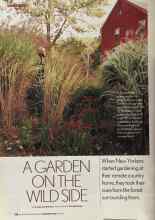 Better Homes & Gardens November 2005 Magazine Article: A GARDEN ON THE WILD SIDE