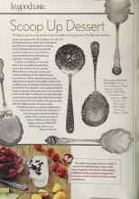 Better Homes & Gardens November 2005 Magazine Article: Scoop Up Dessert