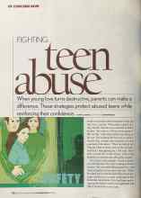 Better Homes & Gardens November 2005 Magazine Article: FIGHTING teen abuse