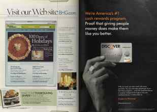 Better Homes & Gardens November 2005 Magazine Article: Page 20