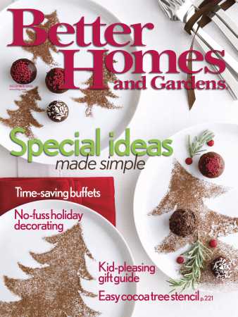 Better Homes & Gardens December 2005 Magazine Cover