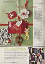Better Homes & Gardens December 2005 Magazine Article: TALK ABOUT COMFORT