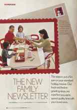 Better Homes & Gardens December 2005 Magazine Article: THE NEW FAMILY NEWSLETTER