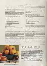 Better Homes & Gardens December 2005 Magazine Article: FRUIT GIFT BOX