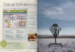 Better Homes & Gardens December 2005 Magazine Article: Page 20