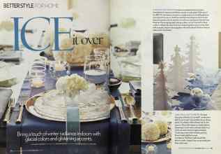 Better Homes & Gardens December 2005 Magazine Article: ICE it over