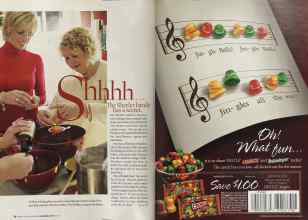 Better Homes & Gardens December 2005 Magazine Article: Page 76