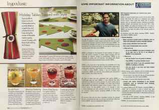 Better Homes & Gardens December 2005 Magazine Article: Page 130