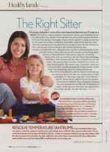 Better Homes & Gardens January 2006 Magazine Article: The Right Sitter